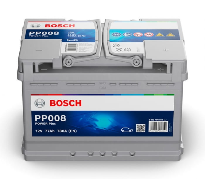 Акумулатор Bosch Power PLUS 77Ah, 12V, PP008 Акумулатор Bosch Power PLUS 77Ah, 12V, PP008